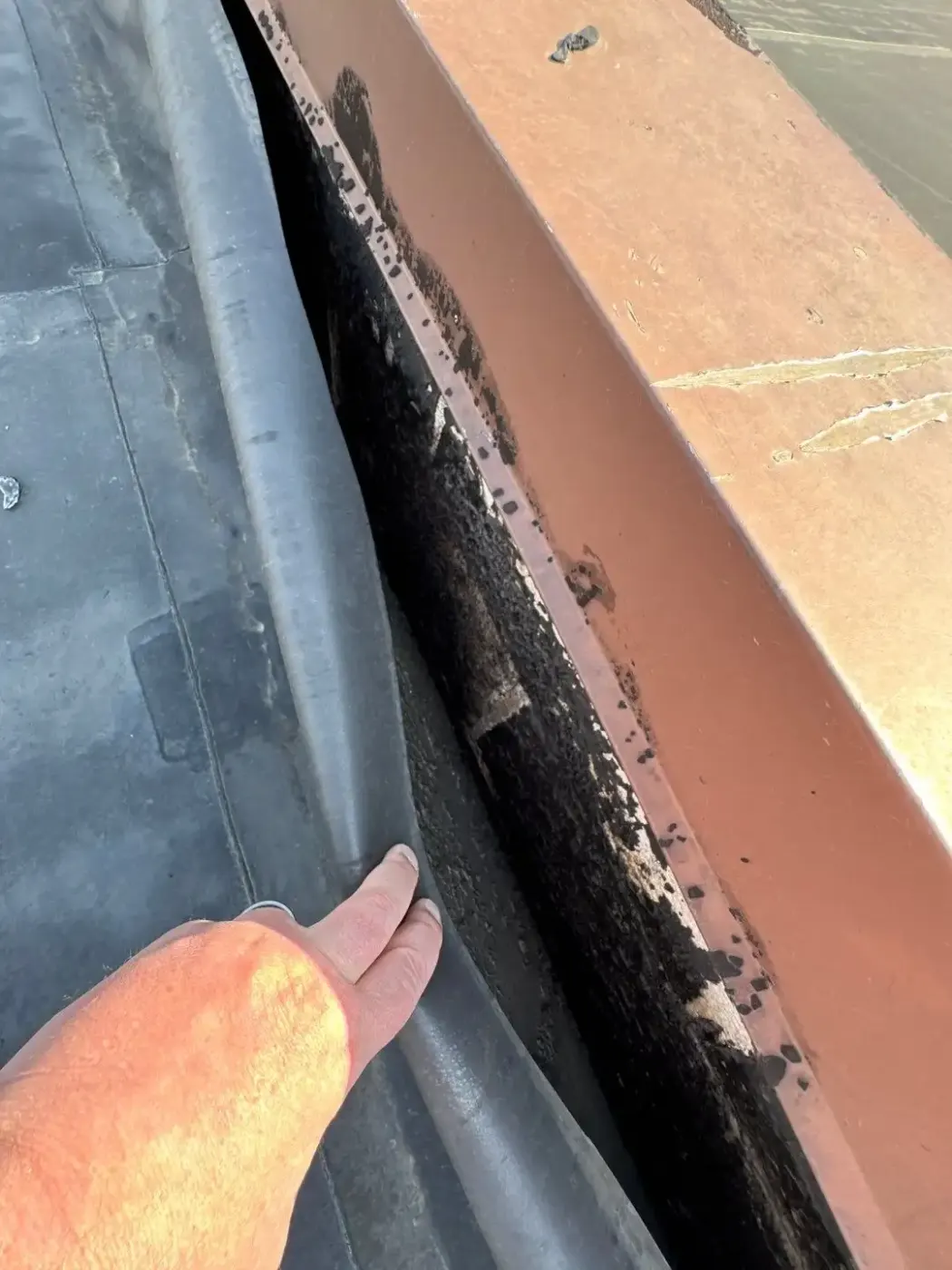 Tarping and dry-in on a Monticello commercial roof