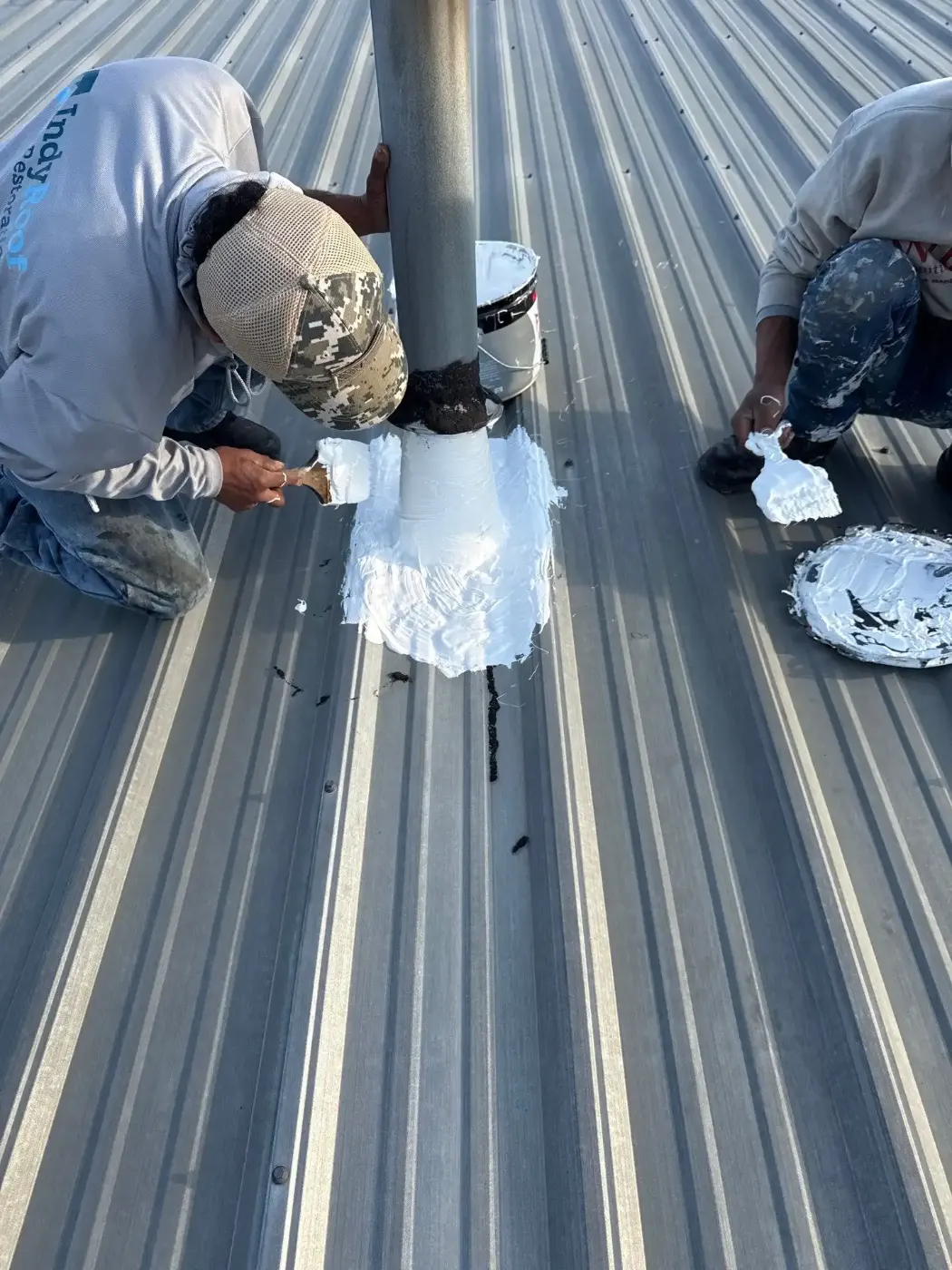 Commercial roofing by Monticello Commercial Roofing near Lebanon, IN