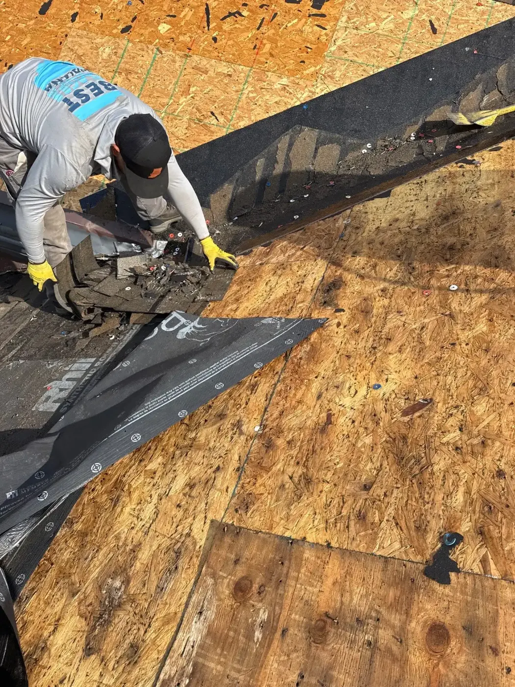 Flashing and seam work in Monticello